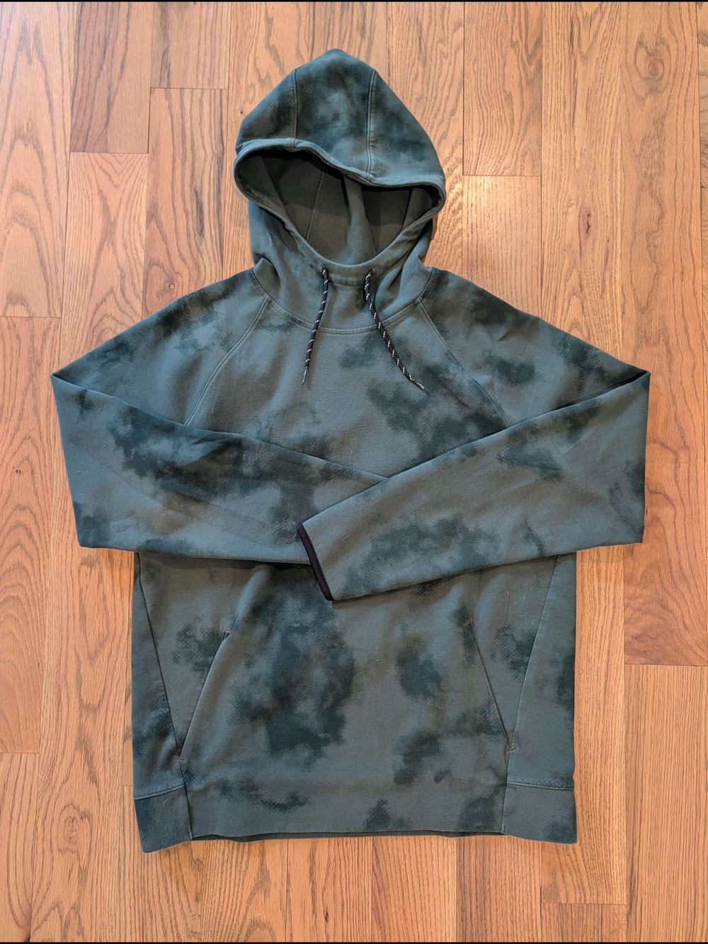 Old Navy Active Tie Dye Dark Green Dynamic Fleece Hoodie
